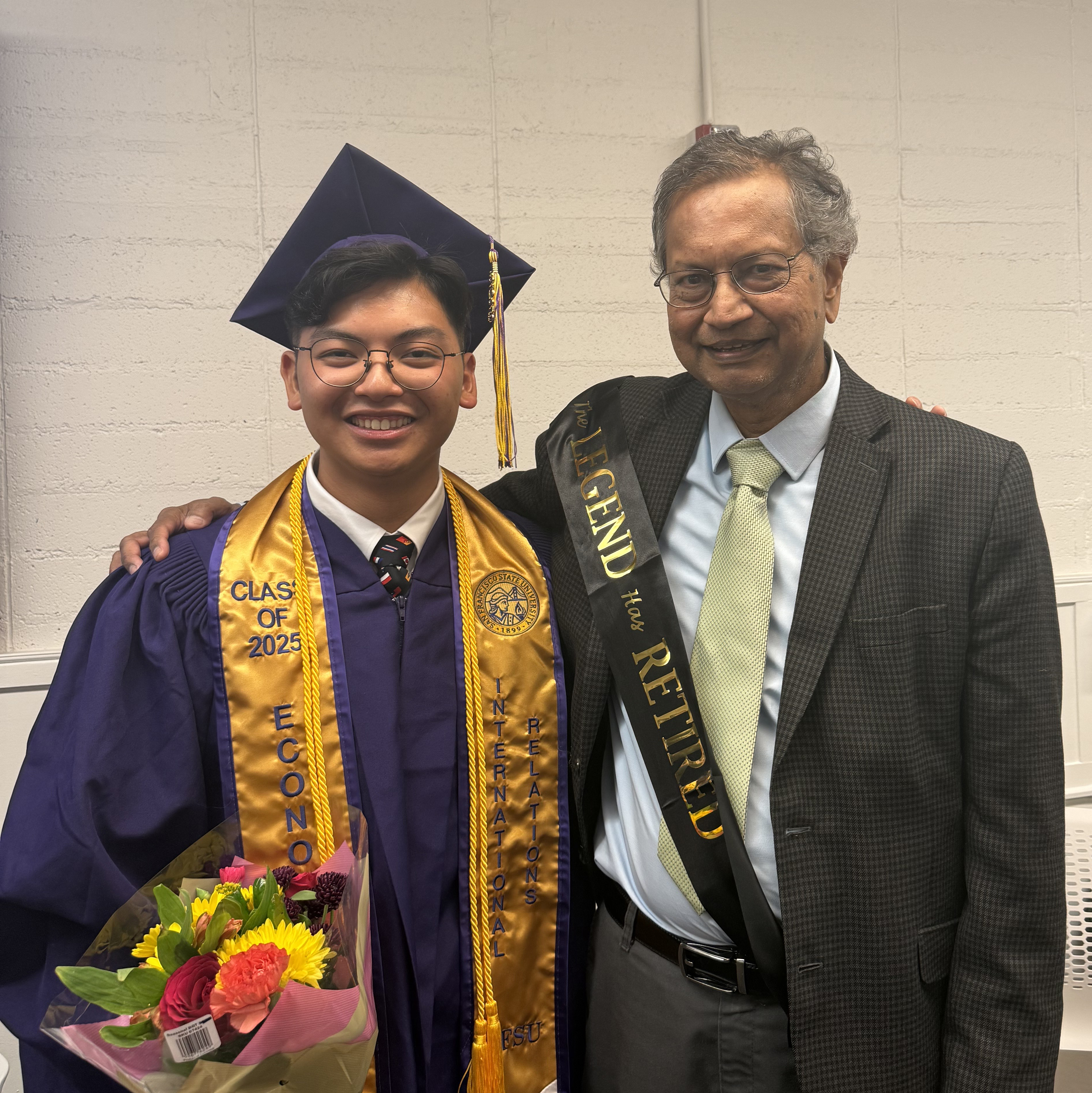 Lam and a retired professor