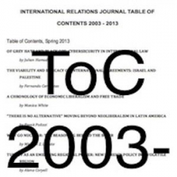 Table of Contents 2003-2010
