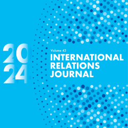 2024 International Relations Journal blue cover